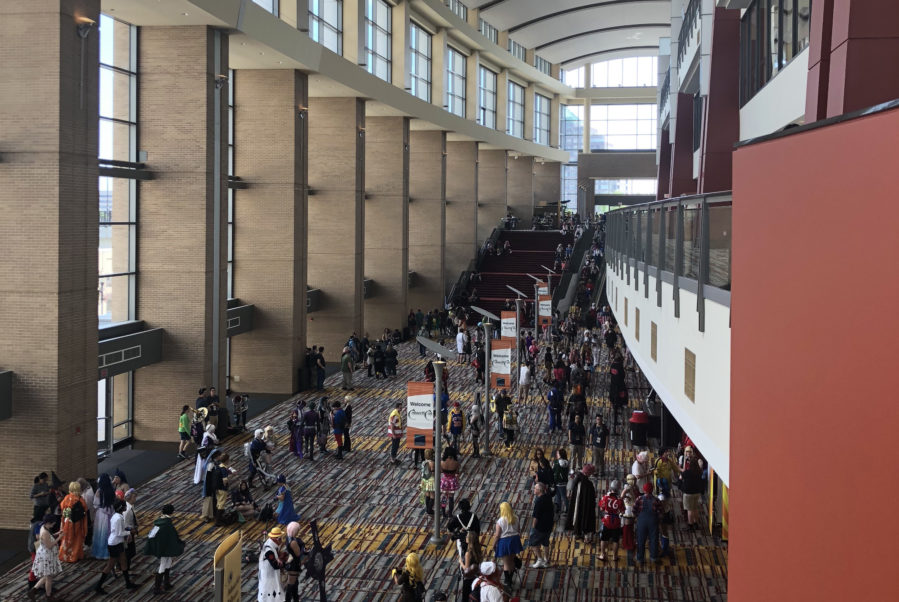CT Convention Center prefunction space